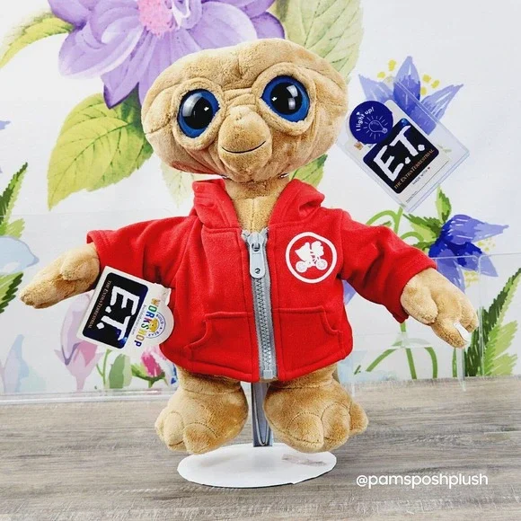 NEW Build a Bear Alien Plush Red Hoodie Sweater Lights 5in1